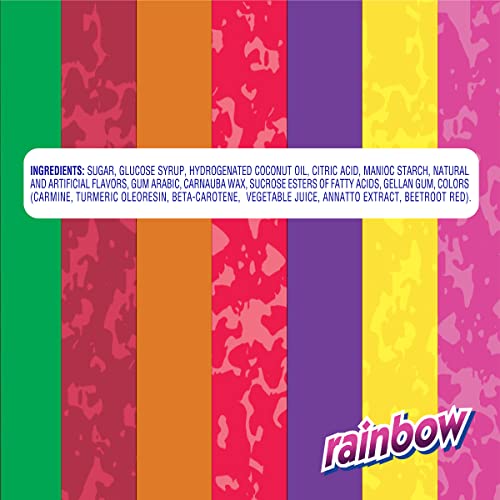 Mentos Chewy Mint Candy Roll, Rainbow, Non Melting, Party, 14 Pieces (Bulk Pack of 15)