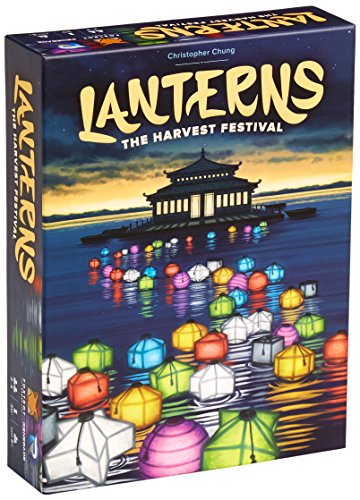 Lanterns: The Harvest Festival, Fast Paced Card Game Set, 2-4 Players, 30 Min Playing Time, Place Tiles to Adorn the Palace Lake with Floating Lanterns, Earn the Most Honor Before the Festival Begins