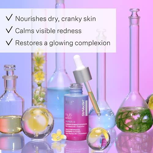 StriVectin Super-B Barrier Strengthening Oil with Vitamin B3 and Prebiotics, 1 Fl Oz