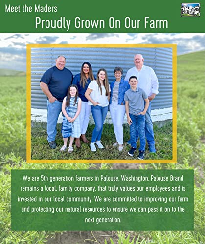 Chickpeas | Garbanzo Beans | Family Farmed in Washington State | Desiccant Free | 5 lbs | Non-GMO Project Verified | Kosher Parve | USA Grown | Field Traced | Burlap Bag