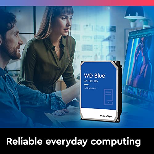 Western Digital 3TB WD Blue PC Internal Hard Drive HDD - 5400 RPM Class, SATA 6 Gb/s, 256 MB Cache, 3.5' - WD30EZAZ