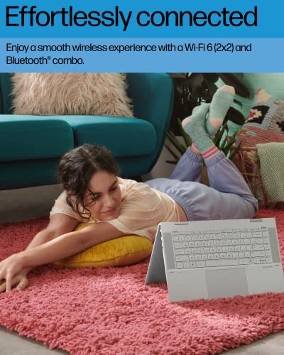 HP Envy x360 Convertible 15-inB0BTRWY4GCch Laptop, Intel Core i7-1260P Processor, Intel Iris Xe Graphics, 16 GB RAM, 1 TB SSD, Windows 11 Home (15-es2026nr, Natural Silver Aluminum)
