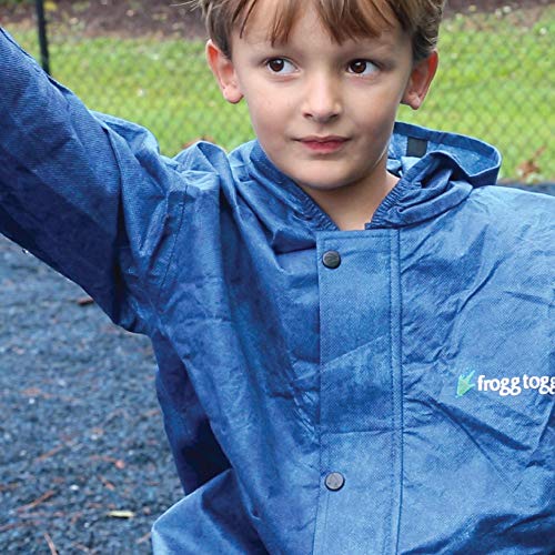 FROGG TOGGS boys Youth Polly Woggs Youth Waterproof Breathable Rain Suit, Hivis Green, Medium US