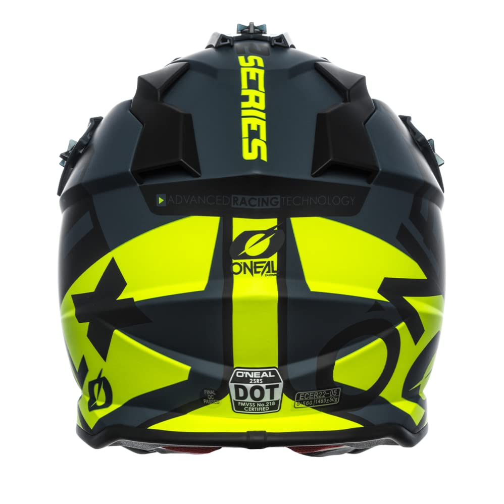 O'Neal 2Series Adult Helmet, Spyde (Black/Hi-Vis, SM)