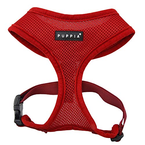 Puppia Soft Dog Harness, Wine, Small (PDCF-AC30-WN-S)