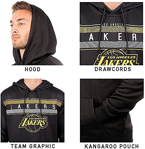 Ultra Game NBA Men's Fleece Midtown Pullover Sweatshirt, XX-Large