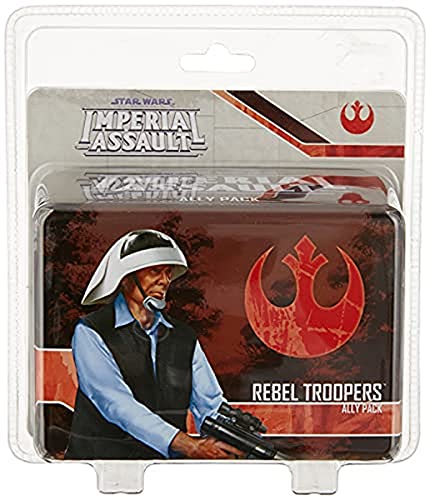 Star Wars Imperial Assault Board Game Rebel Troopers ALLY PACK | Strategy Game | Battle Game for Adults and Teens | Ages 14+ | 1-5 Players | Avg. Playtime 1-2 Hours | Made by Fantasy Flight Games