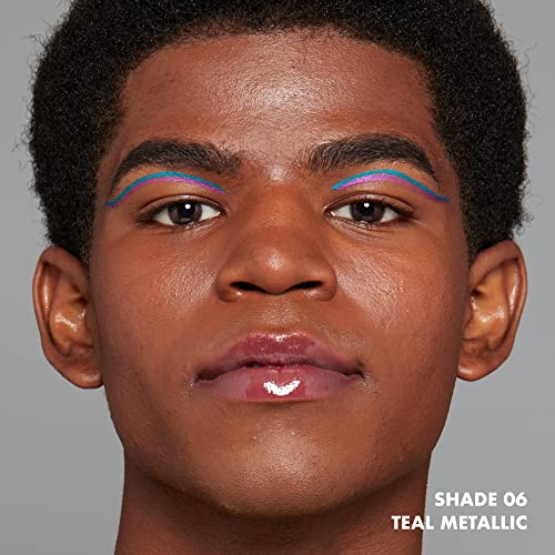 NYX PROFESSIONAL MAKEUP Epic Wear Metallic Liquid Liner, Long-Lasting Waterproof Eyeliner - Teal Metal