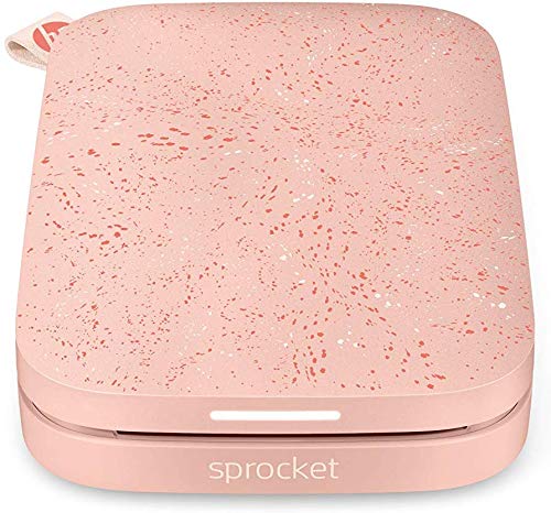 HP Sprocket Portable 2x3' Instant Photo Printer (Blush) Print Pictures on Zink Sticky-Backed Paper from your iOS and Android Device.