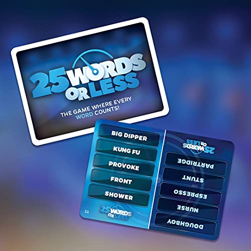 25 Words or Less | Fast-Paced Word Game | Friends and Family Board Game | Based on Popular TV Game Show with Meredith Vieira