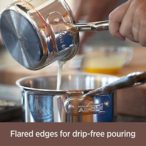 All-Clad 6508 SS Copper Core 5-Ply Bonded Dishwasher Safe Stockpot/Cookware, 8-Quart, Silver