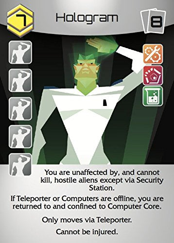 The Captain is Dead - Cooperative Board Game, Save Your Starship, Fight The Aliens, 1 to 7 Players, 45 Minute Playtime, Ages 12 and Up, Alderac Entertainment Group (AEG)