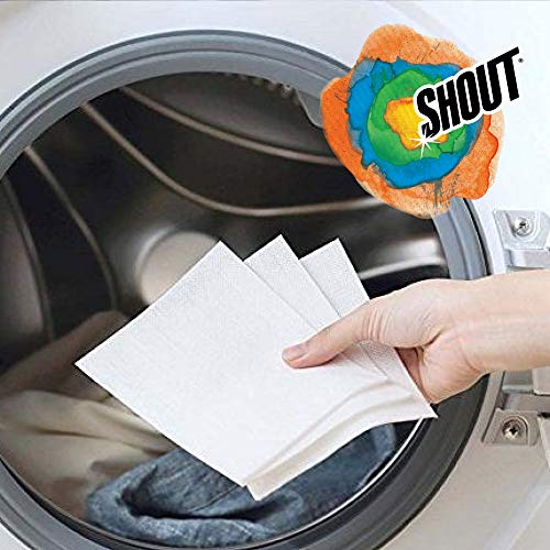 Shout Color Catcher Sheets for Laundry, Maintains Clothes Original Colors, 72 Count