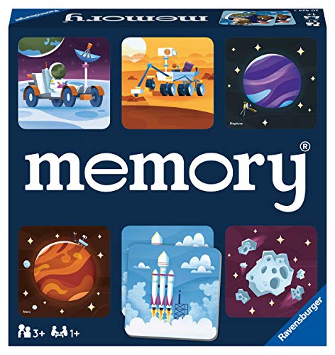 Ravensburger Space Memory Game for Boys and Girls Age 3 and Up! - A Fun and Fast Cosmic Matching Game (20424)