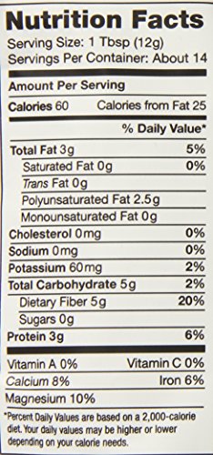 Nutiva Organic Premium Raw Black Chia Seeds, 6 Oz, USDA Organic, Non-GMO, Whole 30 Approved, Vegan, Gluten-Free and Keto, Nutrient-Dense Seeds with 3g Protein and 5g Fiber for Salads, Yogurt and Smoothies