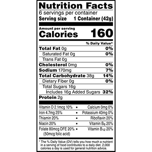 Corn Pops Cold Breakfast Cereal Cups, Original, 5.62lb Case (60 Cups)