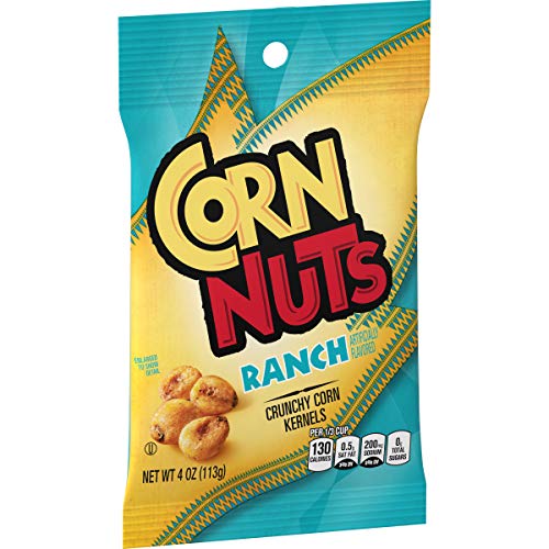 Corn Nuts Ranch Crunchy Corn Kernels (4 oz Bags, Pack of 12)