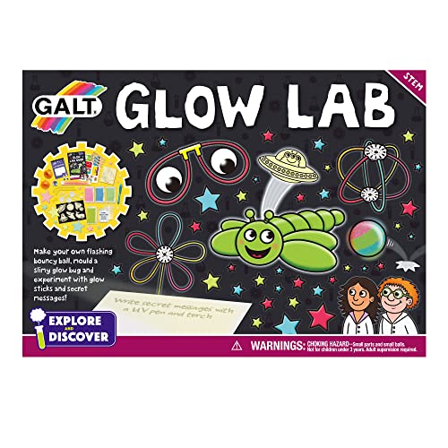 Galt Toys, Glow Lab, Science Kits for Kids, Ages 6+, Multicolor