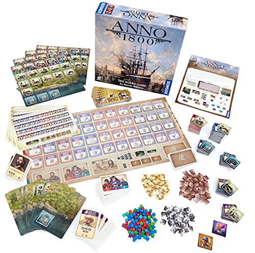 Anno 1800 - A Kosmos Game from Thames and Kosmos | A Civilization Game Based on The Video Game | Designed by Martin Wallace| for 2-4 Players, Ages 12 and up