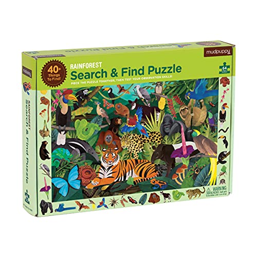 Rainforest Search and Find Puzzle