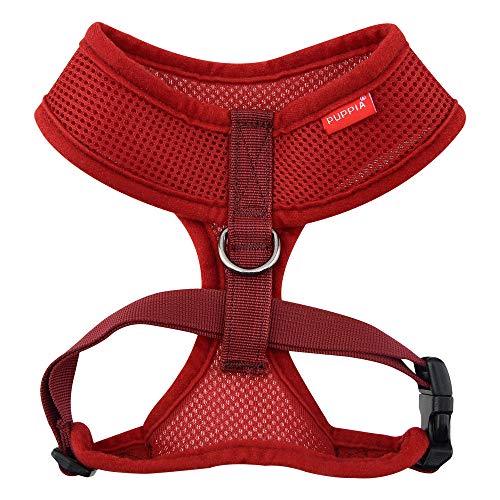 Puppia Soft Dog Harness, Wine, X-Small (PDCF-AC30-WN-XS)