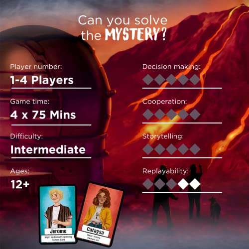 Adventure Games: The Volcanic Island | A Kosmos Game from Thames and Kosmos | Collaborative, Replayable Storytelling Game Experience for 1 to 4 Players | Ages 12+