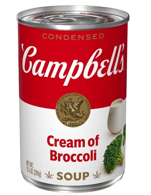 Campbell's, Condensed Cream of Broccoli Soup, 10.75oz Can (Pack of 6)