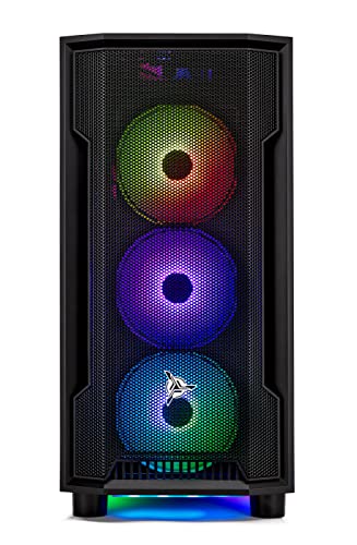 Skytech Shadow Gaming PC Desktop – Intel Core i5 12400F 2.5 GHz, NVIDIA RTX 3060 Ti, 1TB NVME SSD, 16GB DDR4 RAM 3200, 600W Gold PSU, 11AC Wi-Fi, Windows 11 Home 64-bit