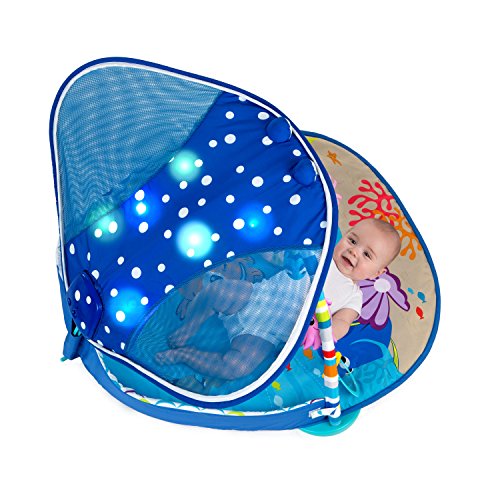 Bright Starts Disney Baby Finding Nemo Mr. Ray Ocean Lights and Music Gym, Ages Newborn +