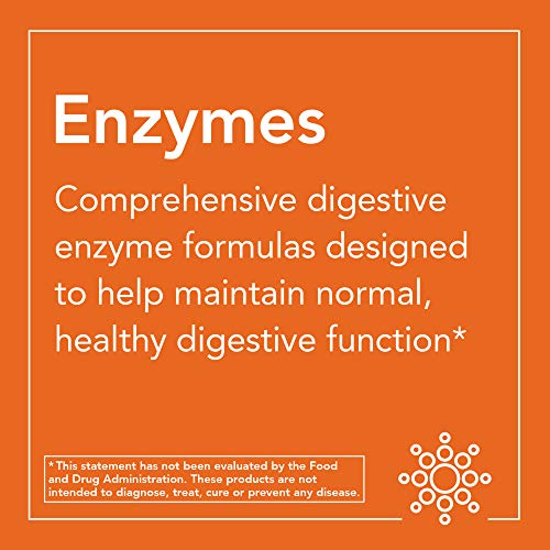 NOW Supplements, Plant Enzymes with Lactase, Protease, Papain and Bromelain, 240 Veg Capsules
