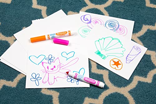 Crayola Washable Marker Set, School Supplies, Gel Markers, Window Markers, Broad Line Markers, 64ct