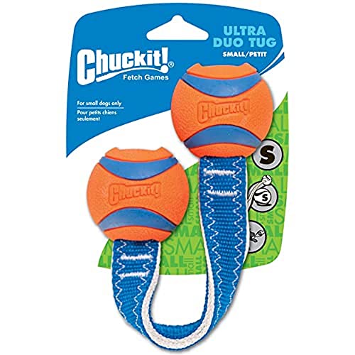 Chuckit! Ultra Duo Dog Tug Toy, Small Indoor and Outdoor Dog Toy
