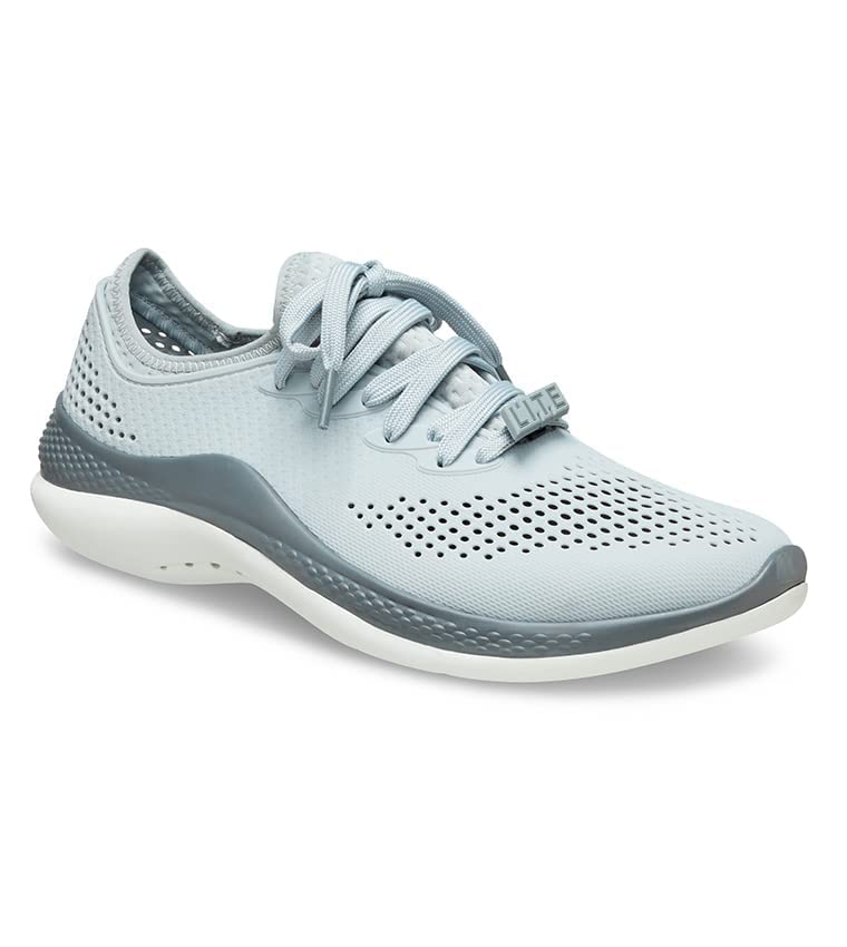 Crocs Men's LiteRide 360 Pacer Sneakers, Light Grey/Slate Grey, 9 Men