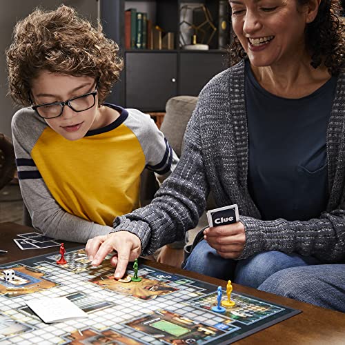 Clue Board Game for Kids Ages 8 and Up, Reimagined Clue Game for 2-6 Players, Mystery Games, Detective Games, Family Games for Kids and Adults