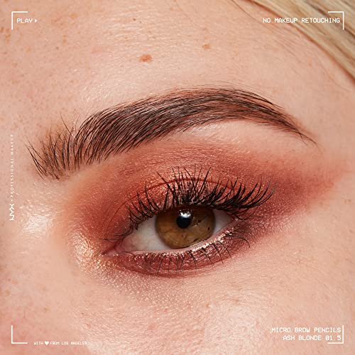 NYX PROFESSIONAL MAKEUP Micro Brow Pencil, Eyebrow Pencil - Ash Blonde