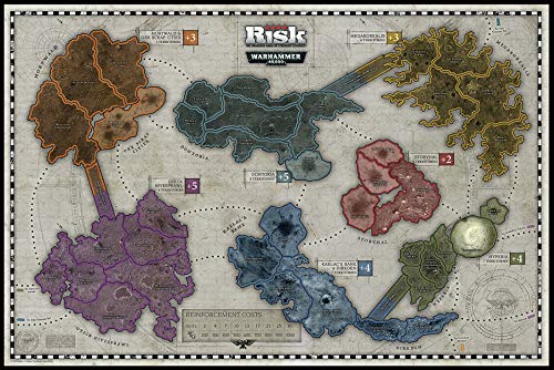Board Game Based on Warhammer 40k from Games Workshop | Officially Licensed Warhammer 40,000 Merchandise | Themed Risk Game
