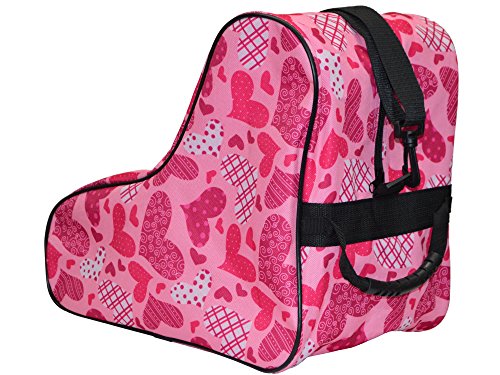 Epic Skates Limited Edition Heart Skate Bag, Pink and White