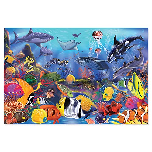 Melissa and Doug Underwater Ocean Floor Puzzle (48 pcs, 2 x 3 feet)