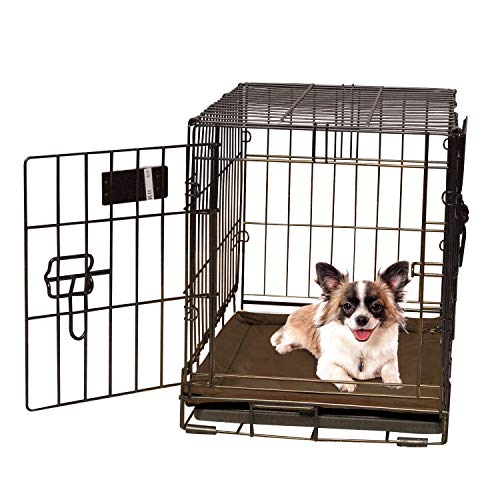 KandH Pet Products Self-Warming Crate Pad Mocha X-Small 14 x 22 Inches