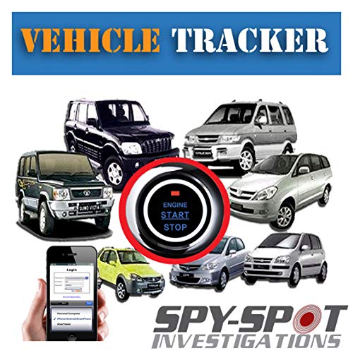 Spy Spot 4G Hard Wire Kill Switch GPS Vehicle Tracker - Remotely Disable the Ignition from Any Location - Locator Tracking Device - Black, 2 x 1.8 x 1 inches - US Coverage, Subscription required