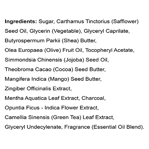 SheaMoisture African Wild Water Mint Detox and Stimulate Hand and Body Scrub, 12 Ounce (Pack of 1)