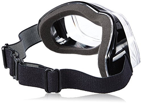 Pacific Coast Airfoil Padded 'Fit Over Glasses' Riding Goggles (Black Frame/Clear Lens)
