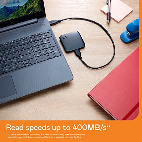 WD 2TB Elements SE - Portable SSD, USB 3.0, Compatible with PC, Mac - WDBAYN0020BBK-WESN