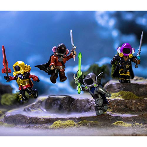 Roblox Action Collection - Dominus Dudes Four Figure Pack [Includes Exclusive Virtual Item]