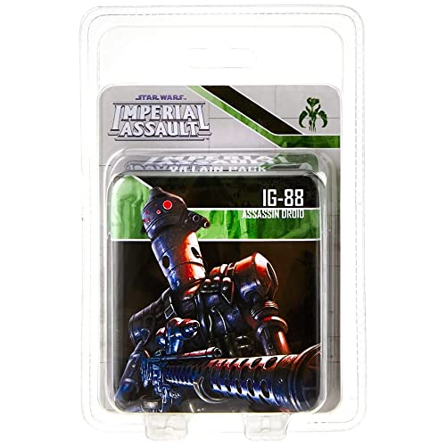 Star Wars Imperial Assault Board Game IG-88 Assassin Droid VILLAIN PACK | Strategy Game for Adults and Teens | Ages 14+ | 1-5 Players | Avg. Playtime 1-2 Hours | Made by Fantasy Flight Games