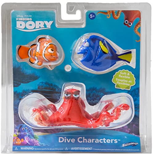 SwimWays Disney Finding Dory Dive Characters Diving Toys (3-Pack), Bath Toys and Pool Party Supplies for Kids Ages 5 and Up