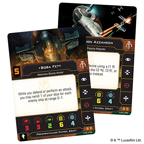 Star Wars X-Wing 2nd Edition Miniatures Game Slave I EXPANSION PACK | Strategy Game for Adults and Teens | Ages 14+ | 2 Players | Average Playtime 45 Minutes | Made by Atomic Mass Games
