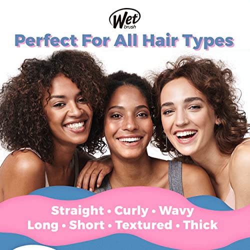 Wet Brush Go Green Coconut Oil Infused Treatment Comb - Wide Tooth Hair Detangler with WaveTooth Design that Gently and Glides Through Tangles - No Split Ends and No Damage