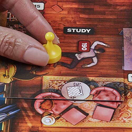Clue Board Game Treachery at Tudor Mansion, Clue Escape Room Game, Murder Mystery Games, Cooperative Family Board Game, Ages 10 and up, 1-6 Players