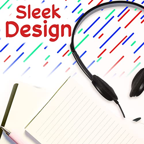 Maxell 190319 Stereo Headphone, Black (Packaging May Vary)